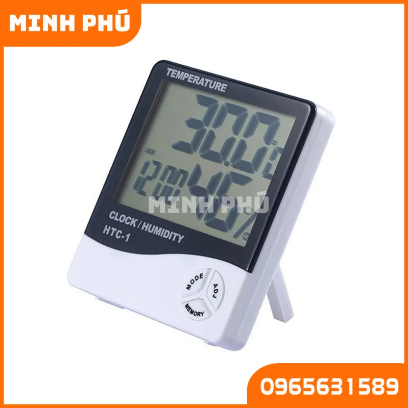 Máy đo độ ẩm nhiệt độ không khí HTC , điện áp 1,5V