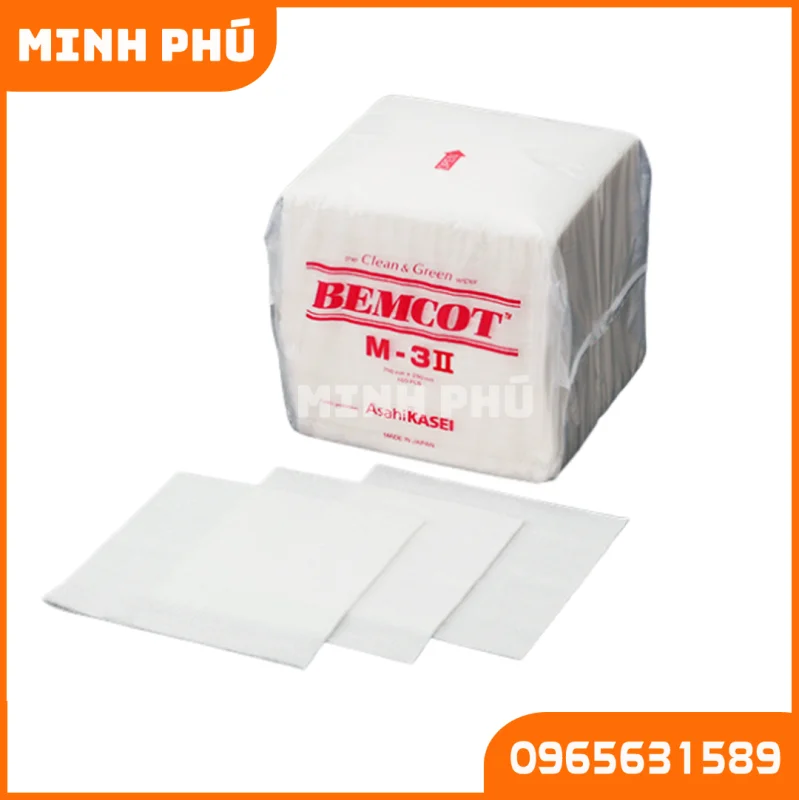 Khăn lau phòng sạch bằng vải Bemcot