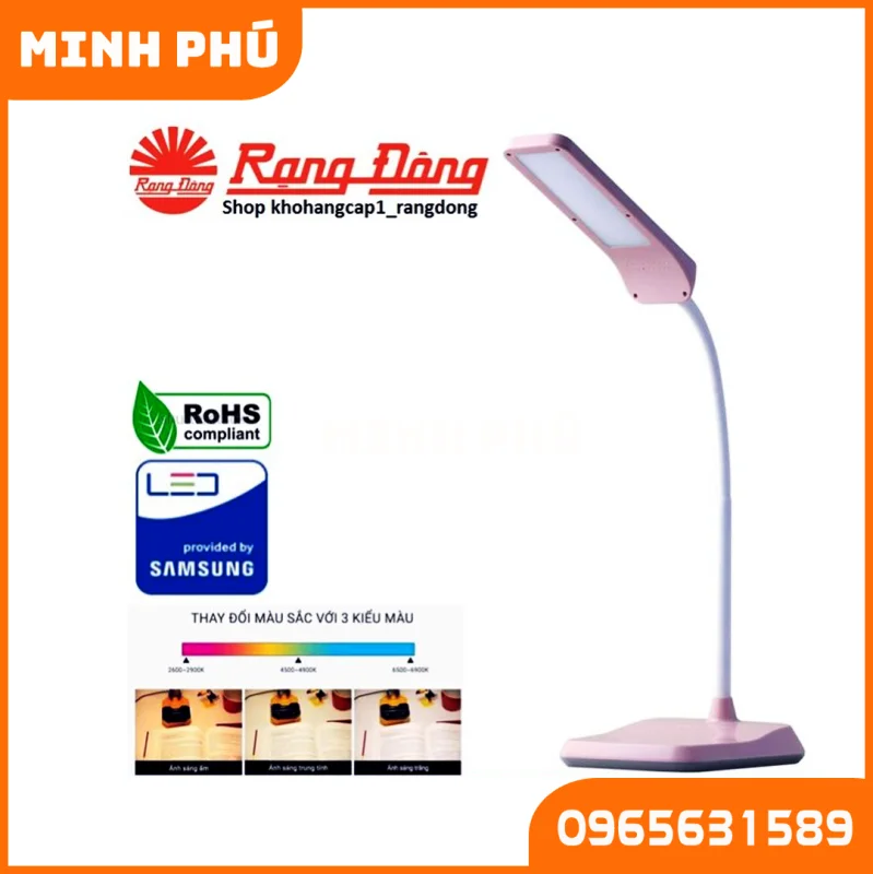 Đèn bàn led cảm ứng rạng đông RD-RL-36-6W