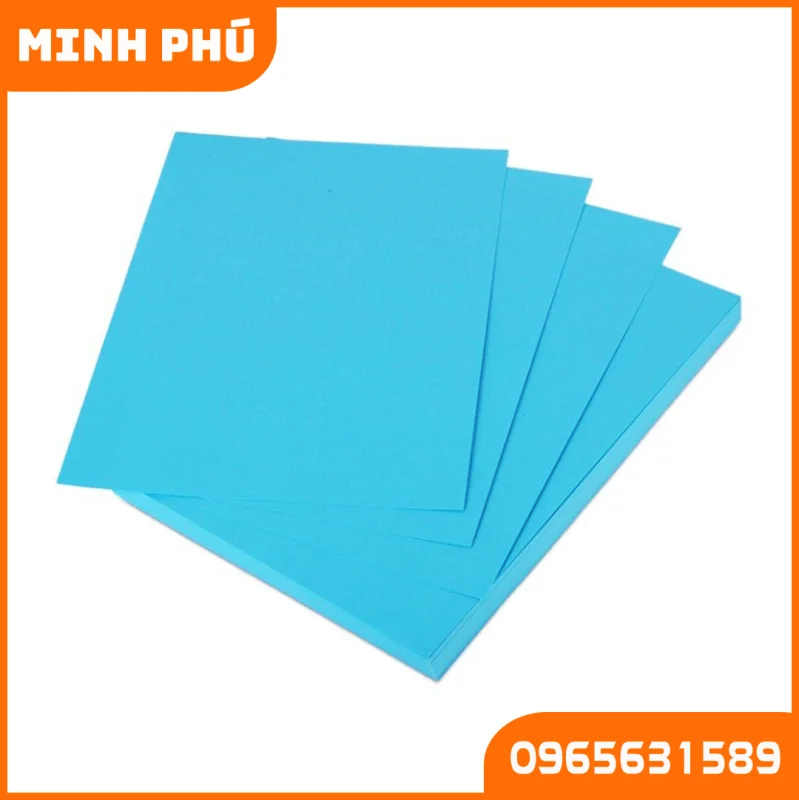 Bìa A4 Màu Xanh Biển