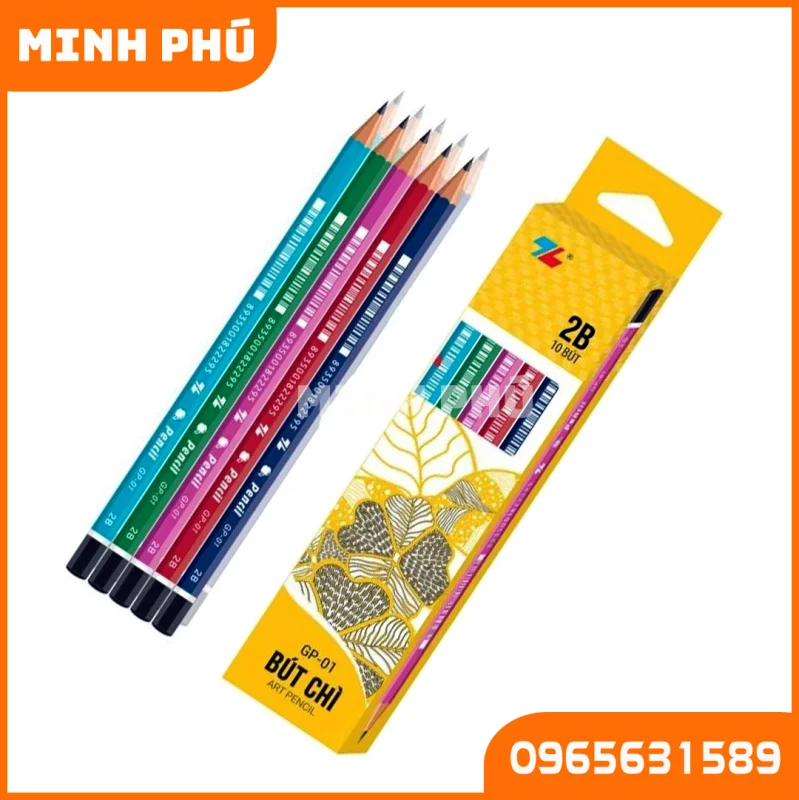Bút chì gỗ GP-01 hộp 10