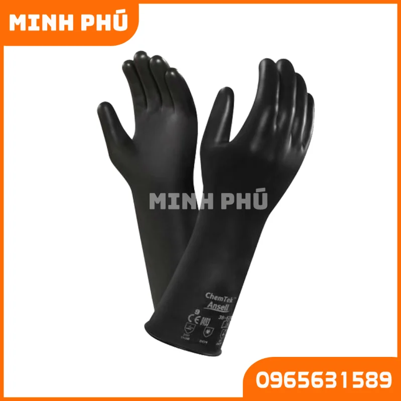 Găng Tay Cao Su Đen Chống Hóa Chất