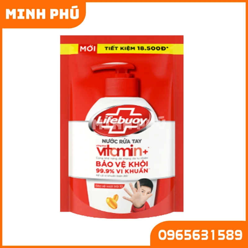 Nước Rửa Tay Vitamin Bảo Vệ Vượt Trội 24 túi