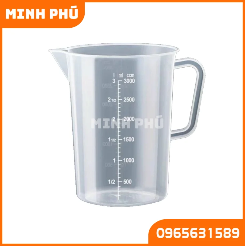 Ca nhựa chia vạch không nắp