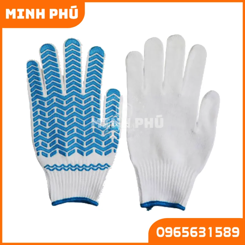 Găng tay len hạt răng cưa