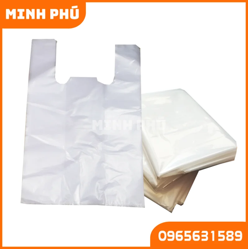 Túi nilon trắng 5kg, 10kg, 25kg loại 2