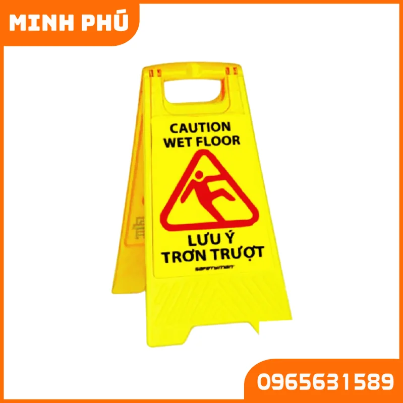 Biển cảnh báo chữ A - Lưu ý trơn trượt